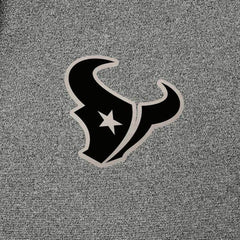 Houston Texans Antigua Effortless Full-Zip Hoodie Jacket Heather Black