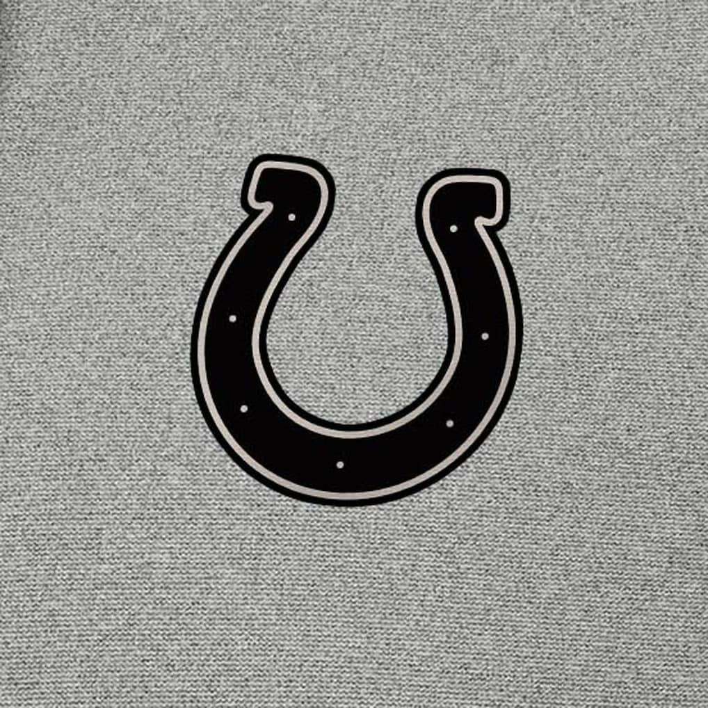 Indianapolis Colts Antigua Effortless Full-Zip Hoodie Jacket Heather Gray