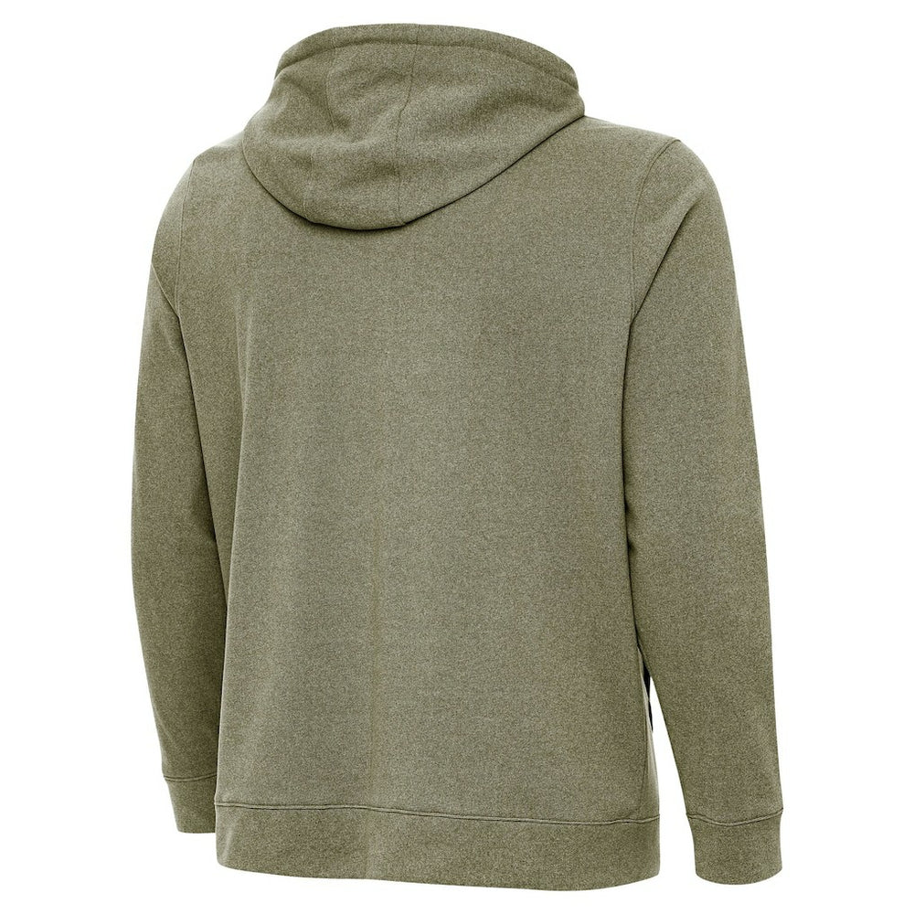 Miami Dolphins Antigua Effortless Full-Zip Hoodie Jacket Olive