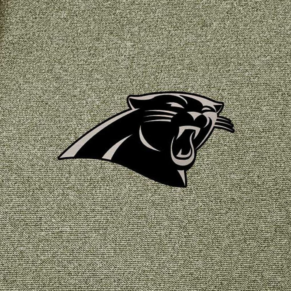 Carolina Panthers Antigua Effortless Full-Zip Hoodie Jacket Olive