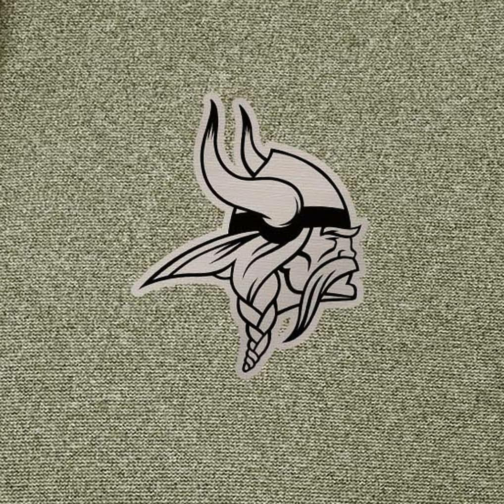 Minnesota Vikings Antigua Effortless Full-Zip Hoodie Jacket Olive