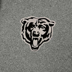 Chicago Bears Antigua Effortless Full-Zip Hoodie Jacket Heather Black