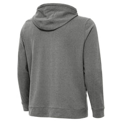 Cleveland Browns Antigua Effortless Full-Zip Hoodie Jacket Heather Black