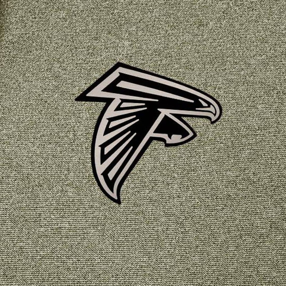 Atlanta Falcons Antigua Effortless Full-Zip Hoodie Jacket Olive