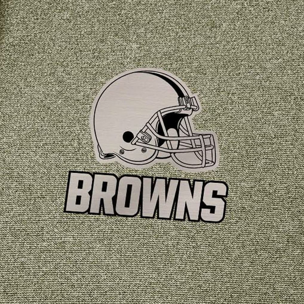 Cleveland Browns Antigua Effortless Full-Zip Hoodie Jacket Olive