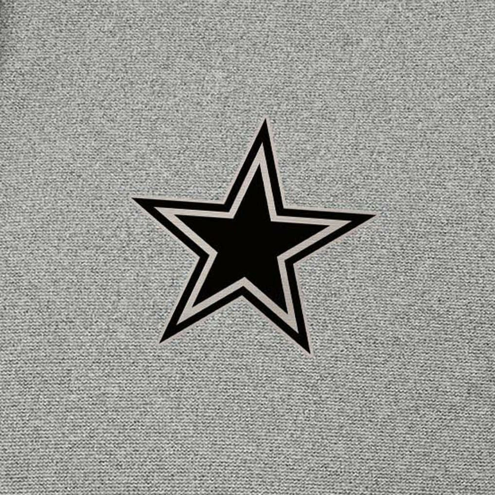 Dallas Cowboys Antigua Effortless Full-Zip Hoodie Jacket Heather Gray