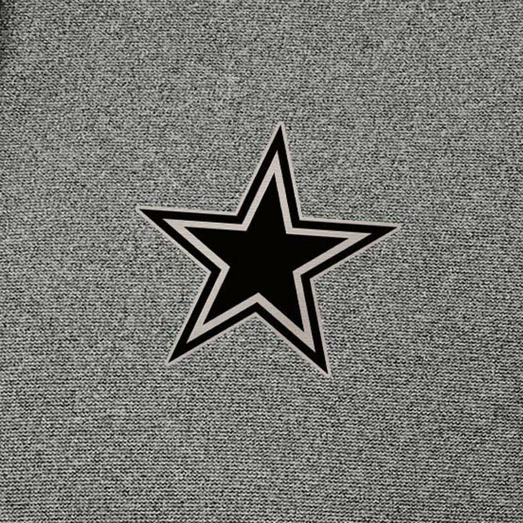 Dallas Cowboys Antigua Effortless Full-Zip Hoodie Jacket Heather Black