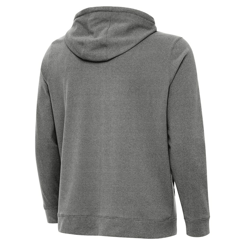 New York Giants Antigua Effortless Full-Zip Hoodie Jacket Heather Black