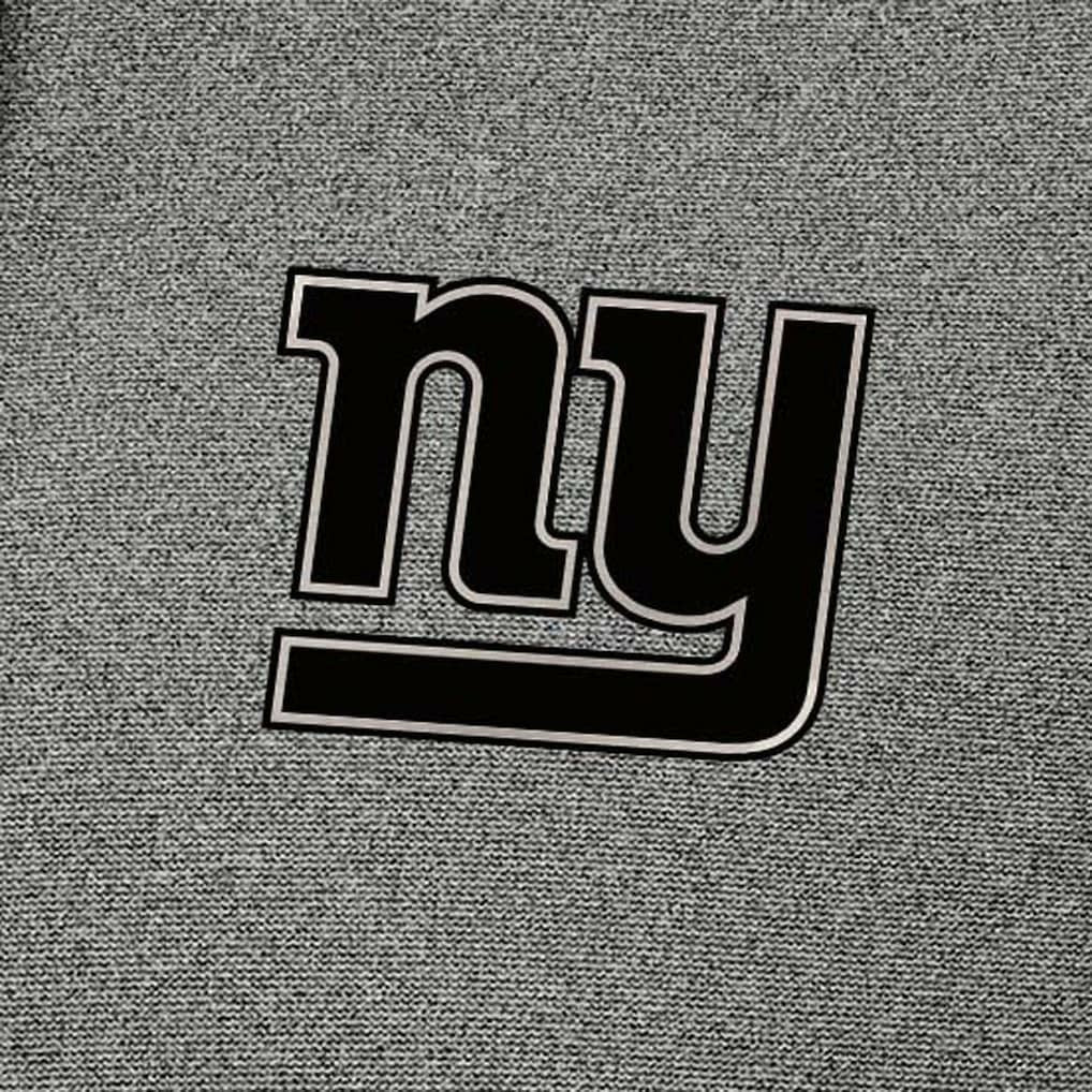 New York Giants Antigua Effortless Full-Zip Hoodie Jacket Heather Black