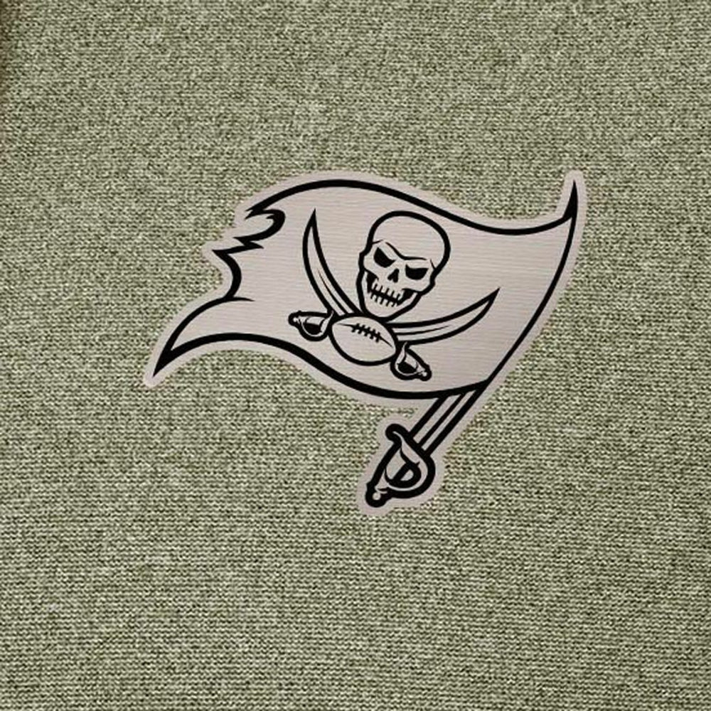 Tampa Bay Buccaneers Antigua Effortless Full-Zip Hoodie Jacket Olive