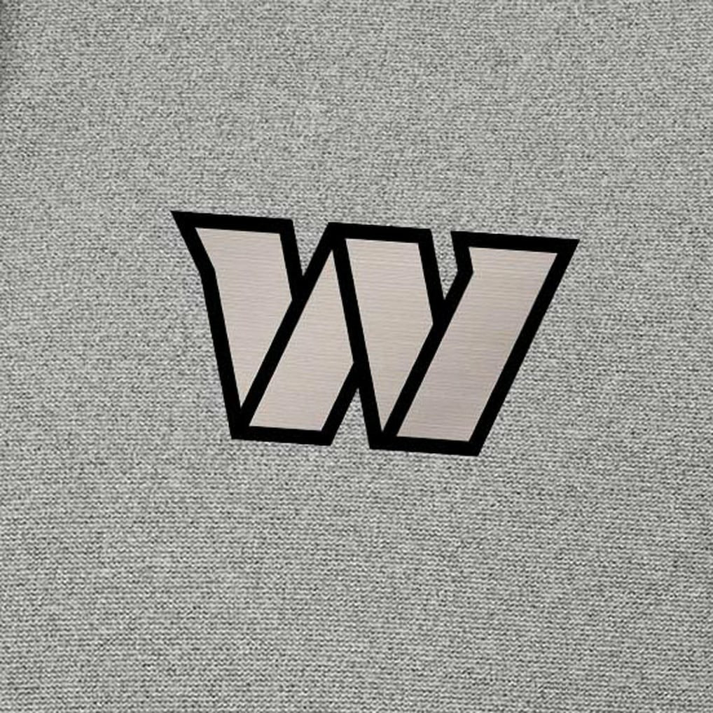 Washington Commanders Antigua Effortless Full-Zip Hoodie Jacket Heather Gray