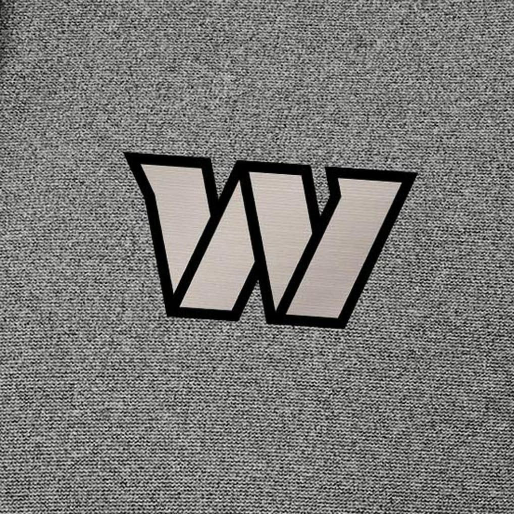 Washington Commanders Antigua Effortless Full-Zip Hoodie Jacket Heather Black