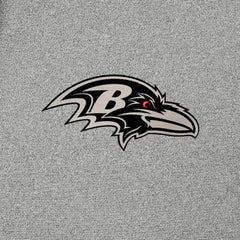 Baltimore Ravens Antigua Effortless Full-Zip Hoodie Jacket Heather Gray