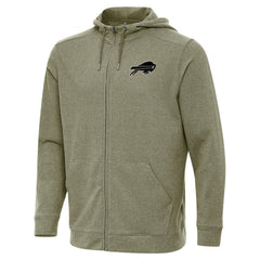 Buffalo Bills Antigua Effortless Full-Zip Hoodie Jacket Olive