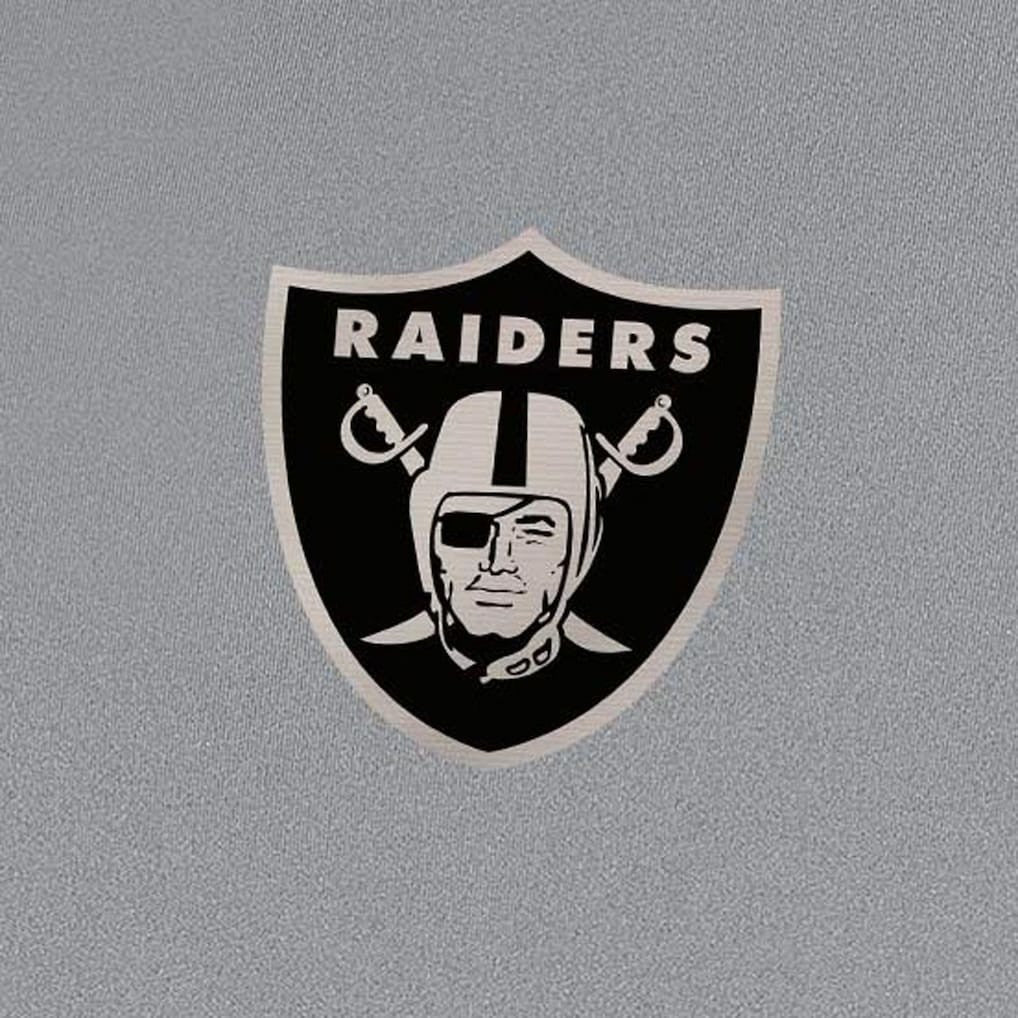 Las Vegas Raiders Antigua Insider Quarter-Zip Jacket Gray