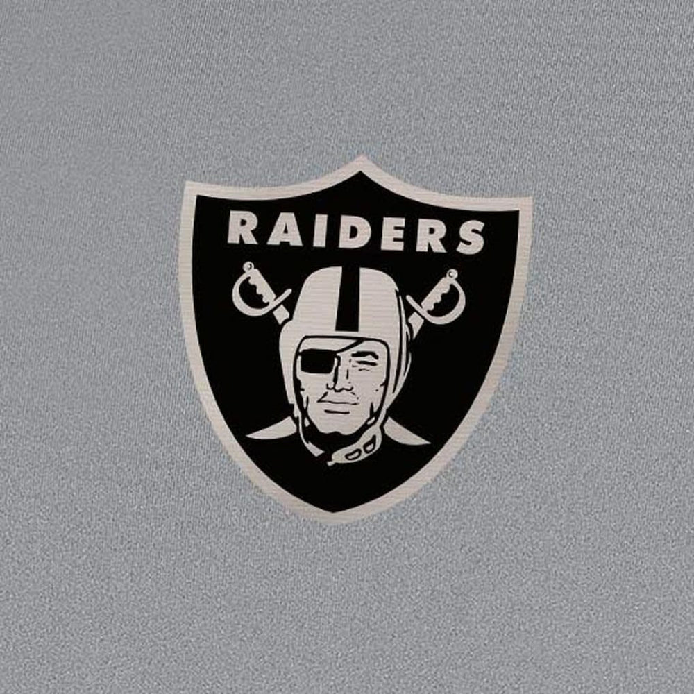 Las Vegas Raiders Antigua Insider Quarter-Zip Jacket Gray