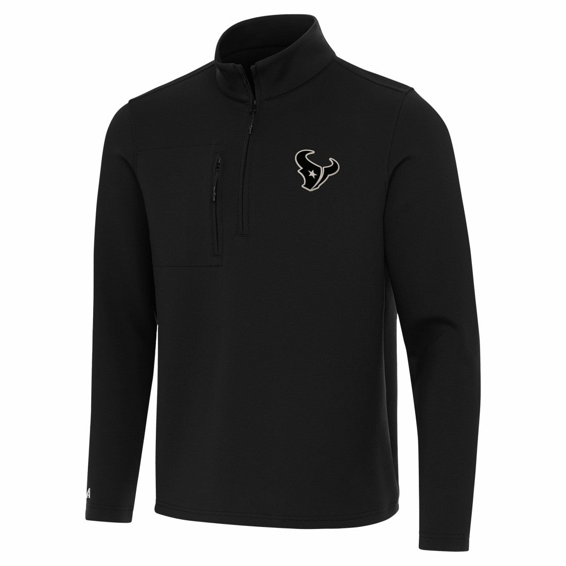 Houston Texans Antigua Insider Quarter-Zip Jacket Black
