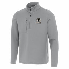 Green Bay Packers Antigua Insider Quarter-Zip Jacket Gray