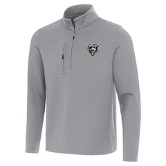 Chicago Bears Antigua Insider Quarter-Zip Jacket Gray