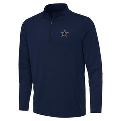 Dallas Cowboys Antigua Reprocess Quarter-Zip Top Navy