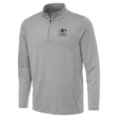 Green Bay Packers Antigua Reprocess Quarter-Zip Top Gray