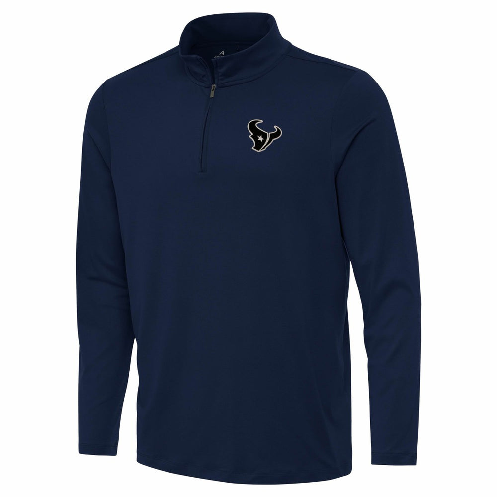 Houston Texans Antigua Reprocess Quarter-Zip Top Navy