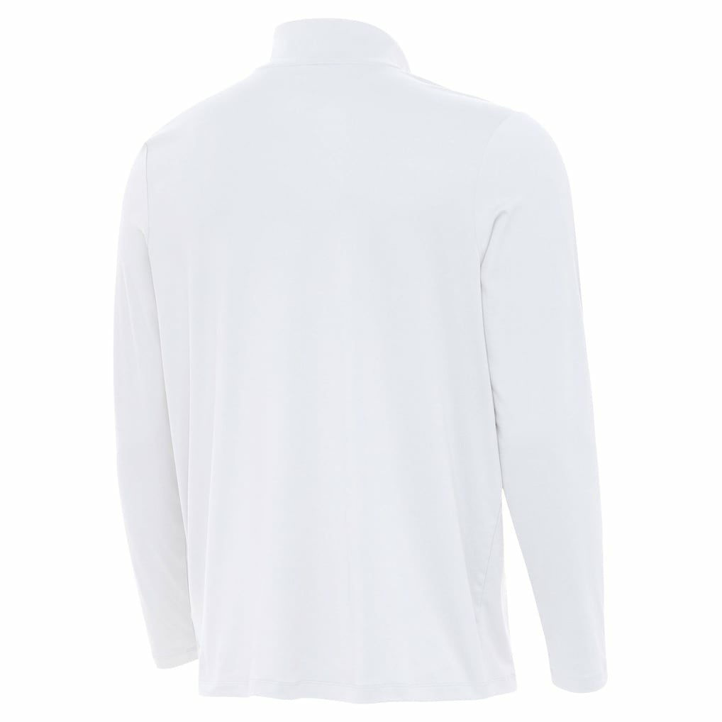 Indianapolis Colts Antigua Reprocess Quarter-Zip Top White