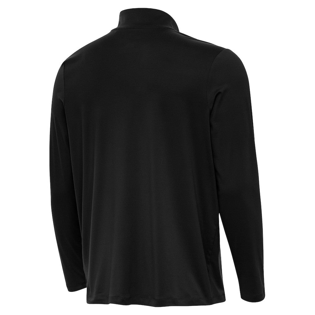 Los Angeles Chargers Antigua Reprocess Quarter-Zip Top Black
