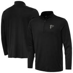 Atlanta Falcons Antigua Reprocess Quarter-Zip Top Black