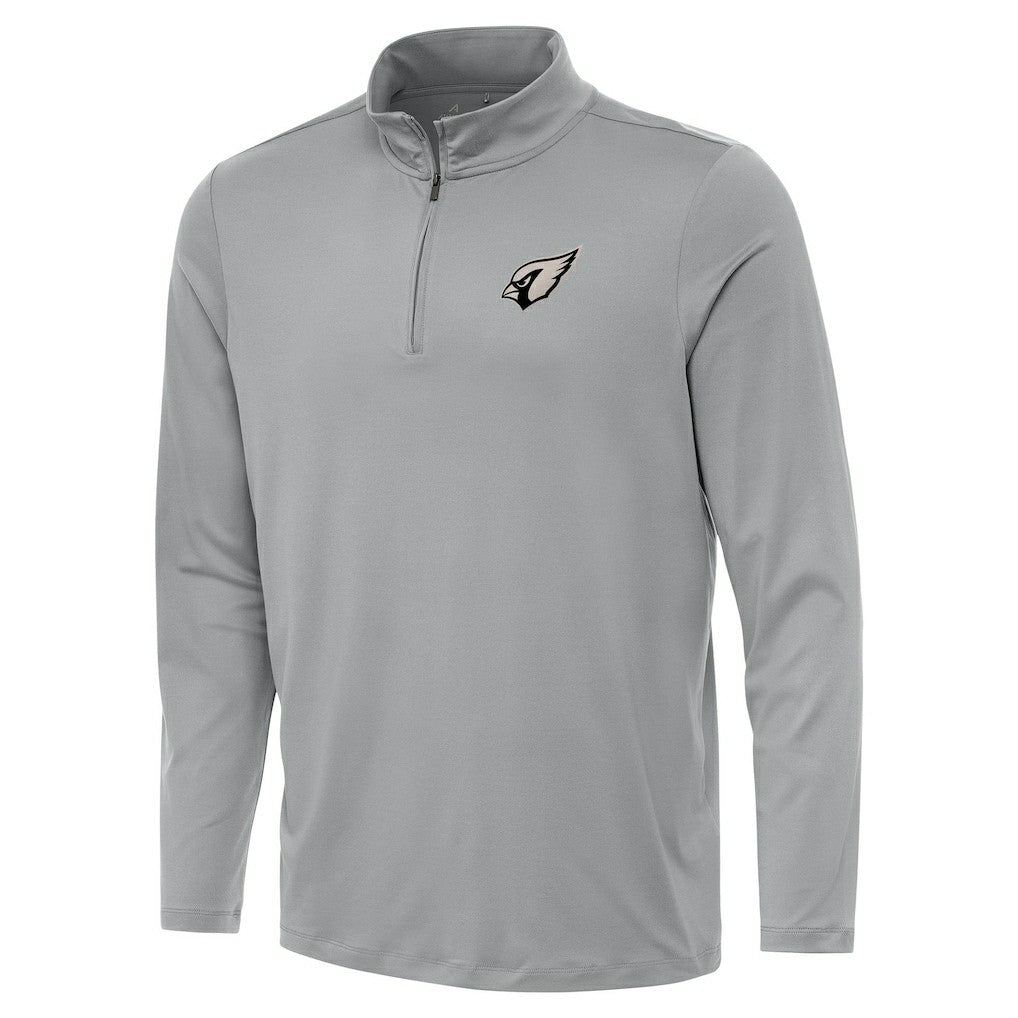Arizona Cardinals Antigua Reprocess Quarter-Zip Top Gray