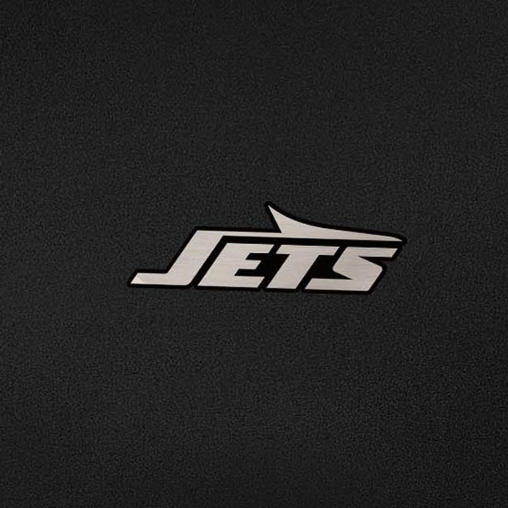 New York Jets Antigua Reprocess Quarter-Zip Top Black