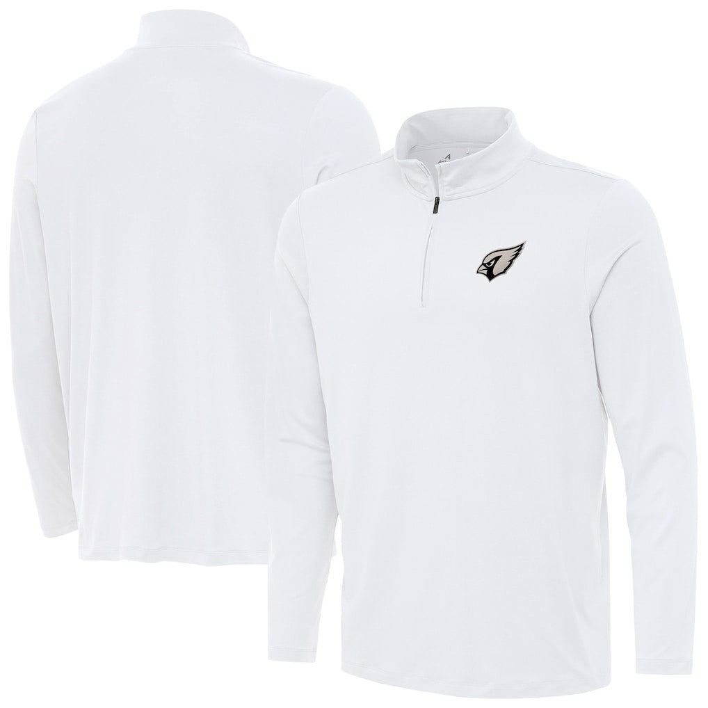 Arizona Cardinals Antigua Reprocess Quarter-Zip Top White