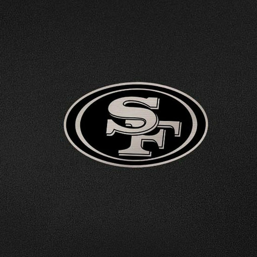 San Francisco 49ers Antigua Reprocess Quarter-Zip Top Black
