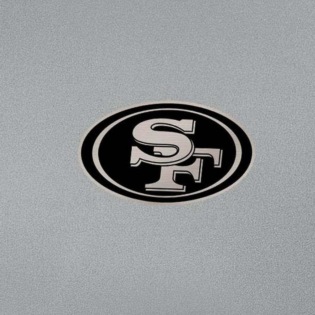 San Francisco 49ers Antigua Reprocess Quarter-Zip Top Gray