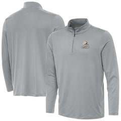 Cleveland Browns Antigua Reprocess Quarter-Zip Top Gray