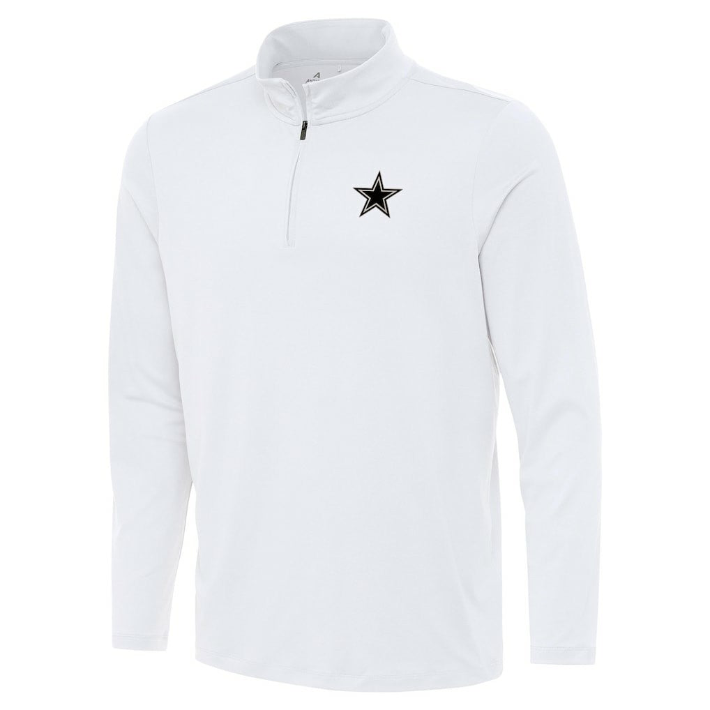 Dallas Cowboys Antigua Reprocess Quarter-Zip Top White