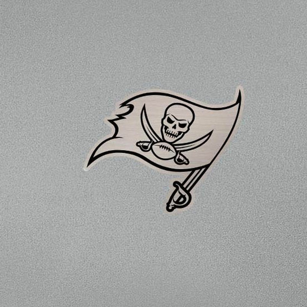 Tampa Bay Buccaneers Antigua Reprocess Quarter-Zip Top Gray
