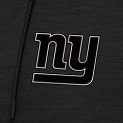 New York Giants Antigua Spikes Raglan Quarter-Zip Hoodie Heather Black