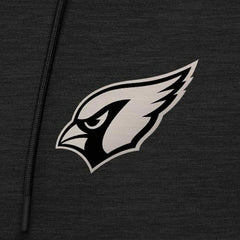 Arizona Cardinals Antigua Spikes Raglan Quarter-Zip Hoodie Heather Black