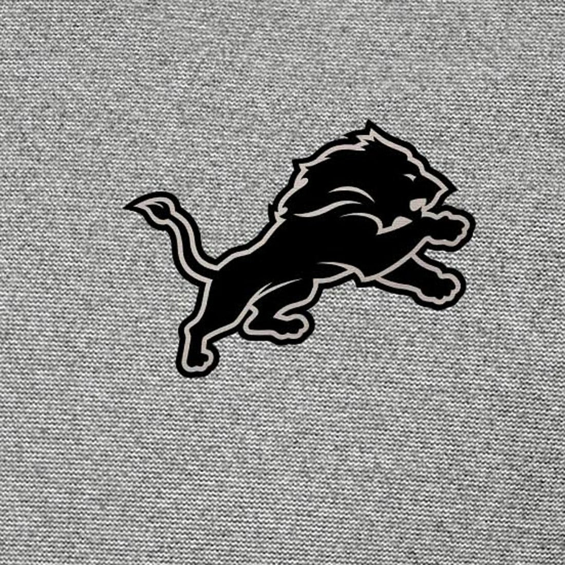 Detroit Lions Antigua Subtle Quarter-Zip Top Heather Gray