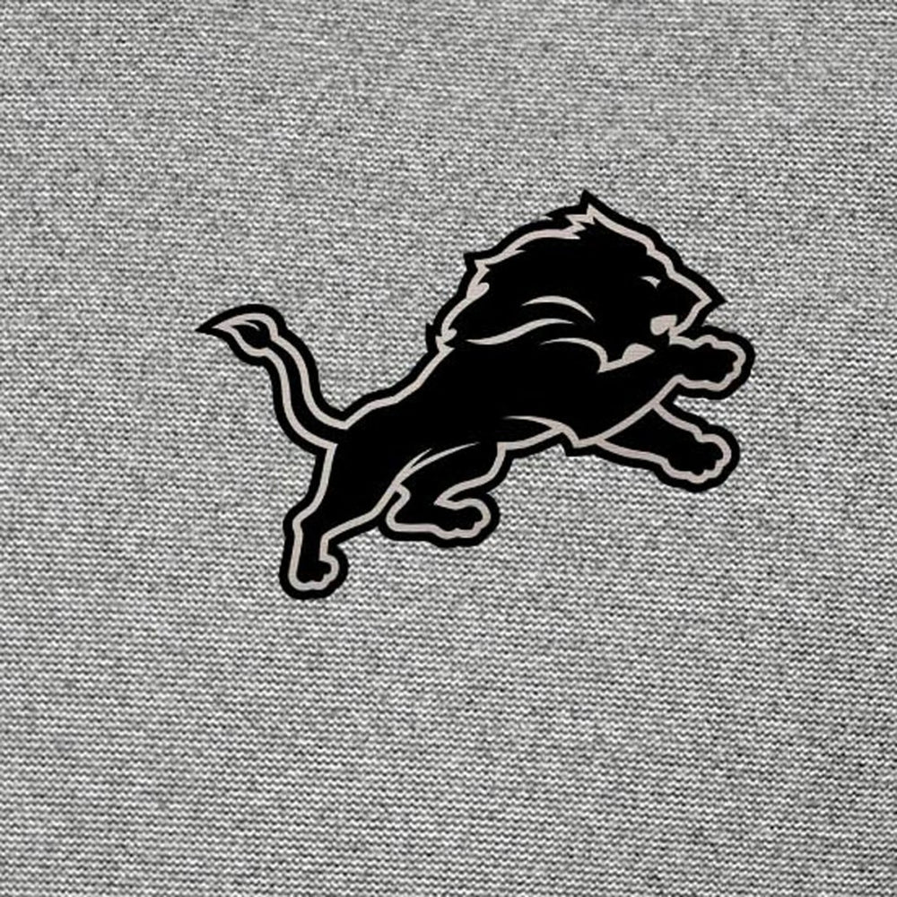 Detroit Lions Antigua Subtle Quarter-Zip Top Heather Gray