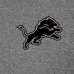 Detroit Lions Antigua Subtle Quarter-Zip Top Heather Black