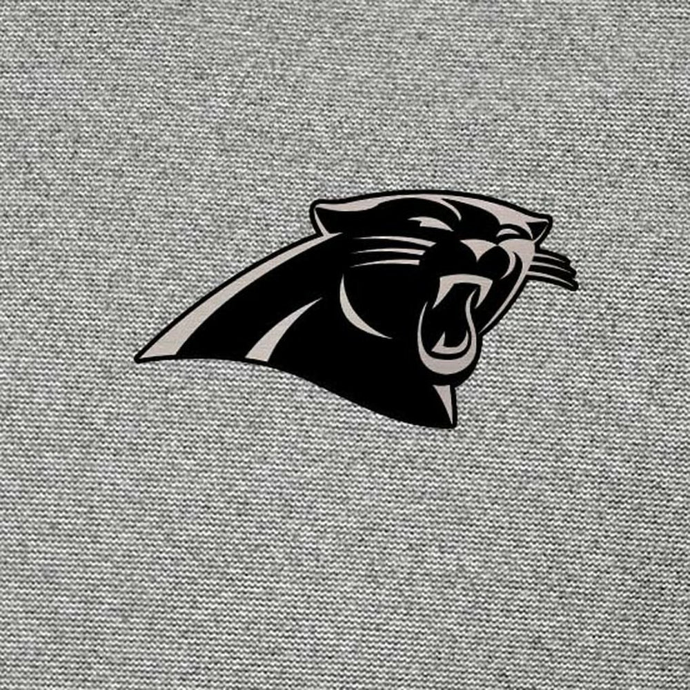Carolina Panthers Antigua Subtle Quarter-Zip Top Heather Gray