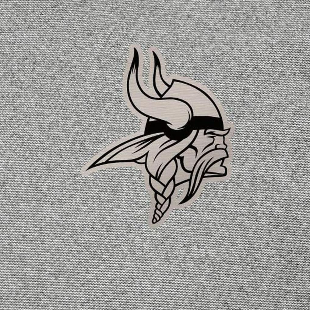 Minnesota Vikings Antigua Subtle Quarter-Zip Top Heather Gray