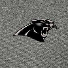 Carolina Panthers Antigua Subtle Quarter-Zip Top Heather Black