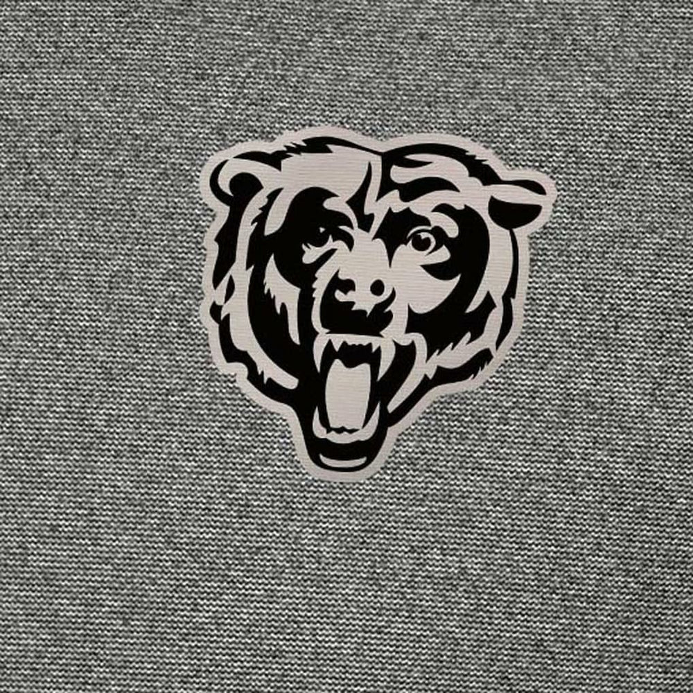 Chicago Bears Antigua Subtle Quarter-Zip Top Heather Black