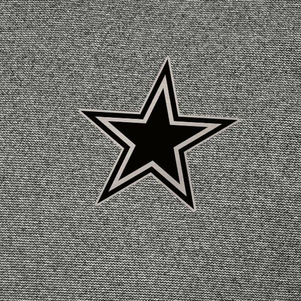 Dallas Cowboys Antigua Subtle Quarter-Zip Top Heather Black