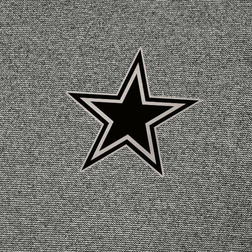 Dallas Cowboys Antigua Subtle Quarter-Zip Top Heather Black
