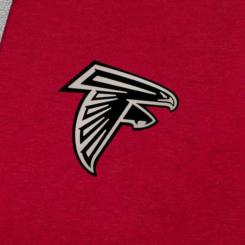 Atlanta Falcons Antigua Brushed Carbon Victory Pullover Hoodie Red