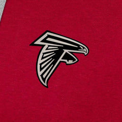 Atlanta Falcons Antigua Brushed Carbon Victory Pullover Hoodie Red